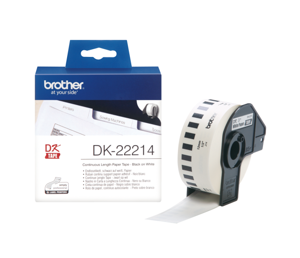 Brother Taśma ciągła papierowa 12mm (DK22214) - 393710 - zdjęcie